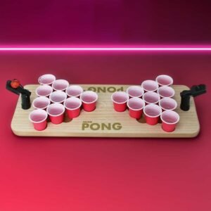 Mini beer pong - beer pong in compact, incl. cup, complete shot pong set