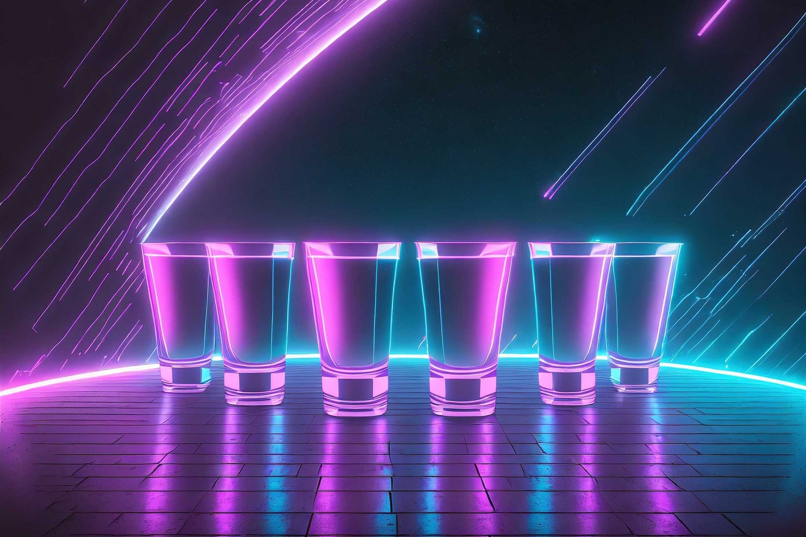 6 shot glasses
