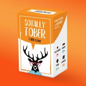 Sotally Tober - card drinking game totally sober card game for adults and teenagers